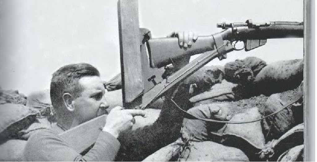 The periscope rifle used at Gallipoli, designed by an Australian, allowed the Anzacs to remain hidden while shooting at the enemy. The periscope rifle used at Gallipoli, designed by an Australian, allowed the Anzacs to remain hidden while shooting at the enemy.